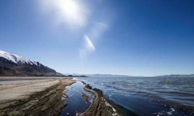 A hotter-than-average summer could send the Great Salt Lake backward