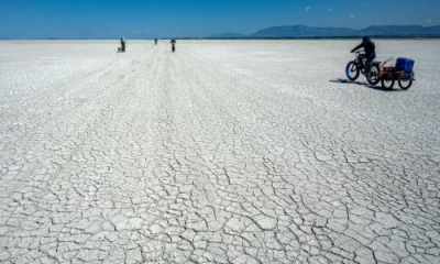 A solution to the Great Salt Lake’s blowing dust might lie deep beneath its surface