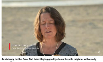 What will happen when the Great Salt Lake disappears? This video obituary anticipates that not-too-distant day.