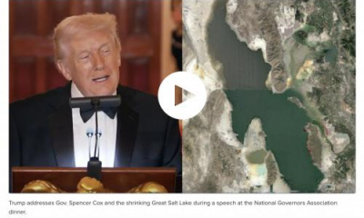 President Trump pledges to help Utah save the Great Salt Lake
