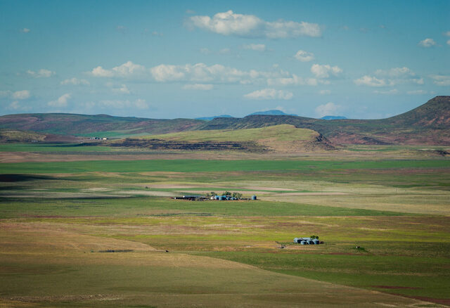 The north end of Hansel Valley is pictured on Wednesday, May 27, 2026. The proposed Stratos Project, a massive data center planned for 40,000 acres of land, would occupy an area in the southern end of the valley. (Photo by Spenser Heaps for Utah News Dispatch)
