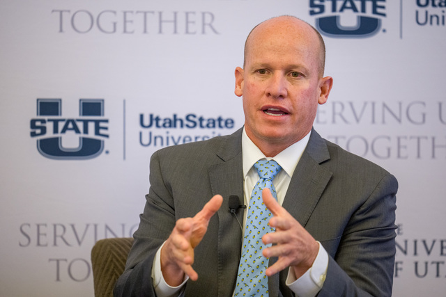 (Trent Nelson  |  The Salt Lake Tribune) Joel Ferry, director of Utah Department of Natural Resources and the state's water agent, as the Great Salt Lake Strike Team members and state legislators discuss efforts to save the lake, in Salt Lake City on Wednesday, Jan. 7, 2026.