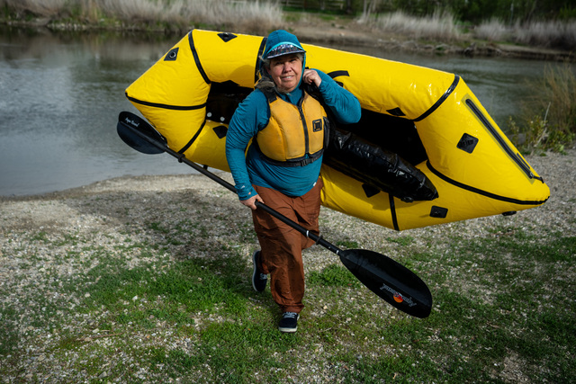 (Trent Nelson  |  The Salt Lake Tribune) Amy Brunvand at the Jordan River in Murray on Monday, April 13, 2026.