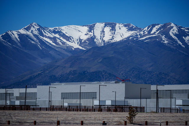 (Trent Nelson  |  The Salt Lake Tribune) Meta's Eagle Mountain Data Center on Friday, May 2, 2025.