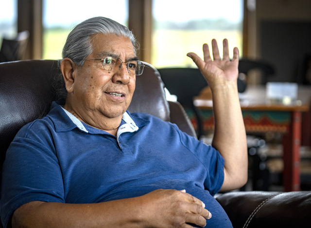 (Rick Egan | The Salt Lake Tribune) Forrest Cuch, at his ranch on the Ute Reservation, on Thursday, Aug. 13, 2026.
