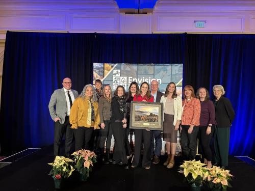 Members of the Great Salt Lake Collaborative accepting the Envision Utah Common Good Award, Dec. 11, 2025