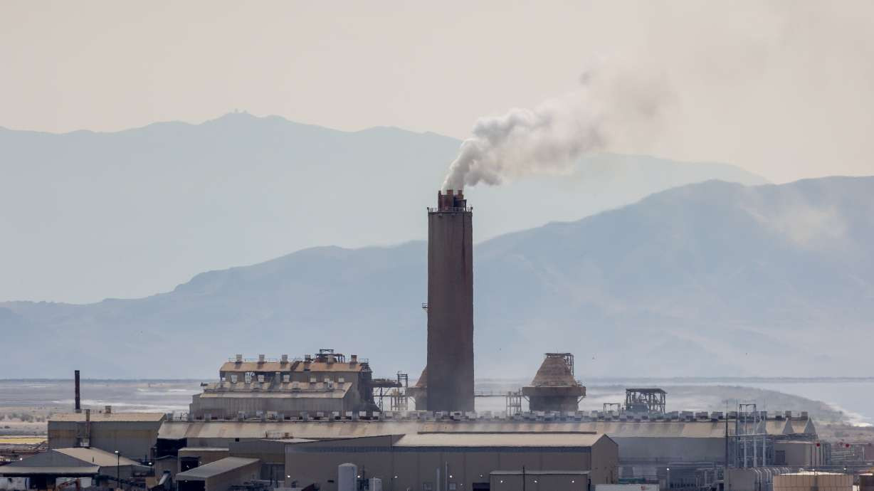 The US Magnesium Rowley Plant in Tooele County on June 18, 2021. Utah officials said Wednesday they expect to close on the acquisition of the facility on Feb. 2 after a deal that's expected to bring more water to the Great Salt Lake.  The US Magnesium Rowley Plant in Tooele County on June 18, 2021. Utah officials said Wednesday they expect to close on the acquisition of the facility on Feb. 2 after a deal that's expected to bring more water to the Great Salt Lake. (Spenser Heaps, Deseret News)
