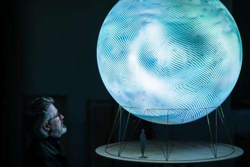 Olafur Eliasson tests a model of "A symphony of disappearing sounds for the Great Salt Lake," which will be temporarily displayed at Memory Grove in Salt Lake City. A free nightly event displaying the piece will run from March 26 through April 4. Olafur Eliasson tests a model of "A symphony of disappearing sounds for the Great Salt Lake," which will be temporarily displayed at Memory Grove in Salt Lake City. A free nightly event displaying the piece will run from March 26 through April 4. (Studio Olafur Eliasson)