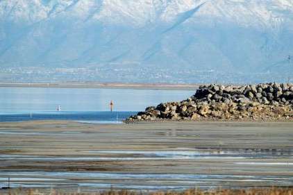 The inlet at the marina at the Great Salt Lake rises up away from the water level in Magna on Jan. 6. A new study found that leafy vegetables exposed to dust from the Great Salt Lake contained elevated levels of multiple toxic elements. The inlet at the marina at the Great Salt Lake rises up away from the water level in Magna on Jan. 6. A new study found that leafy vegetables exposed to dust from the Great Salt Lake contained elevated levels of multiple toxic elements. (Scott G Winterton, Deseret News)