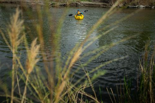 (Trent Nelson  |  The Salt Lake Tribune) Amy Brunvand on the Jordan River in Murray on Monday, April 13, 2026.