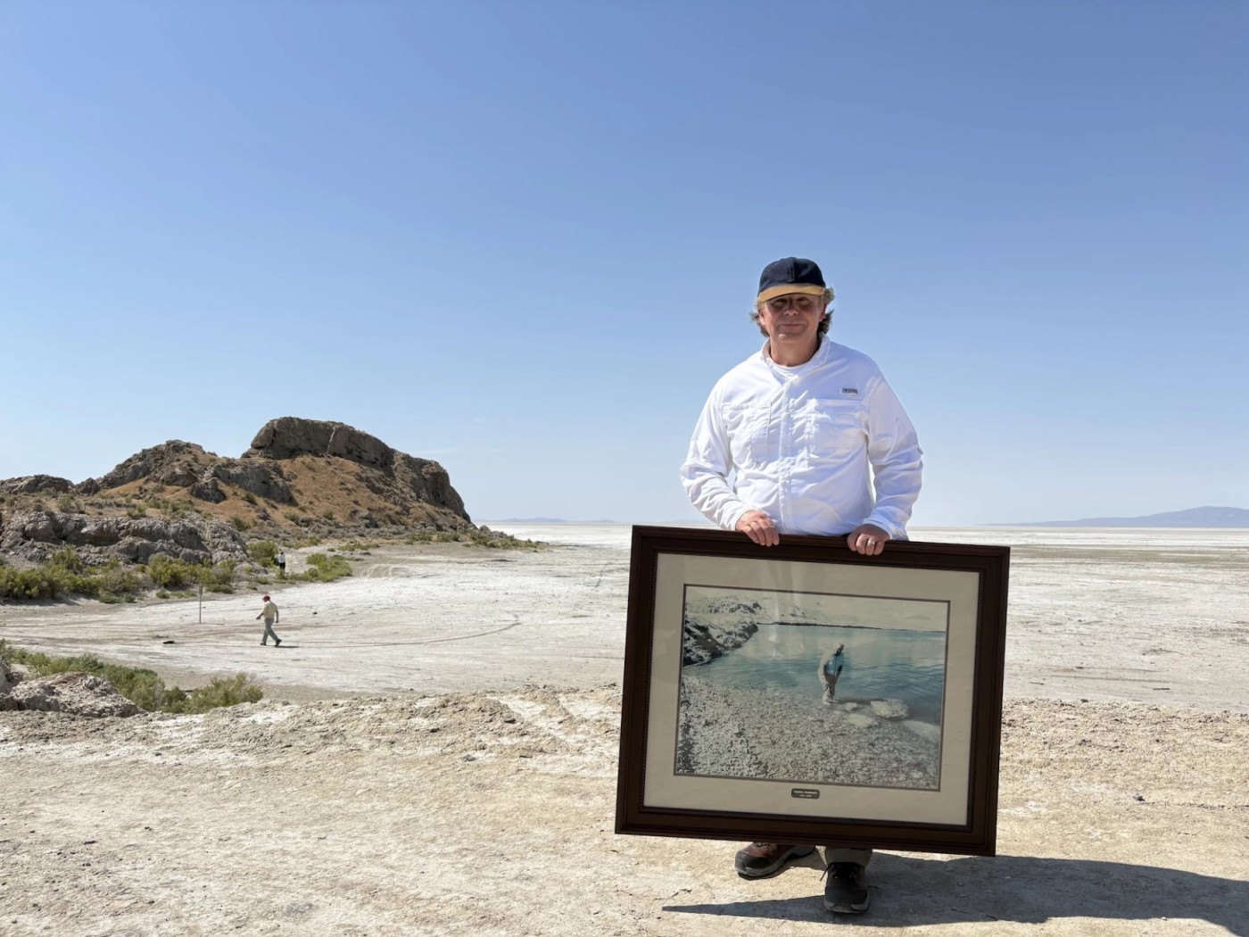 Val Anderson at Monument Point. (Alexa Young / Utah Public Radio)