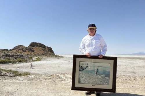 Val Anderson at Monument Point. (Alexa Young / Utah Public Radio)