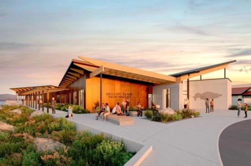 Plan for the new Antelope Island Visitor Center.