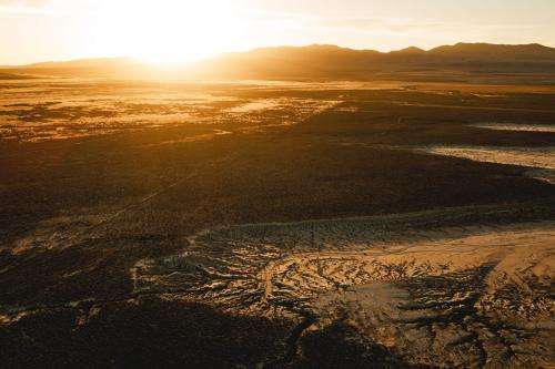 The sun rises over a part of Hansel Valley, in Box Elder County, near the proposed Stratos Project, a massive data center planned for 40,000 acres of land, on Thursday, May 28, 2026. (Photo by Spenser Heaps for Utah News Dispatch)