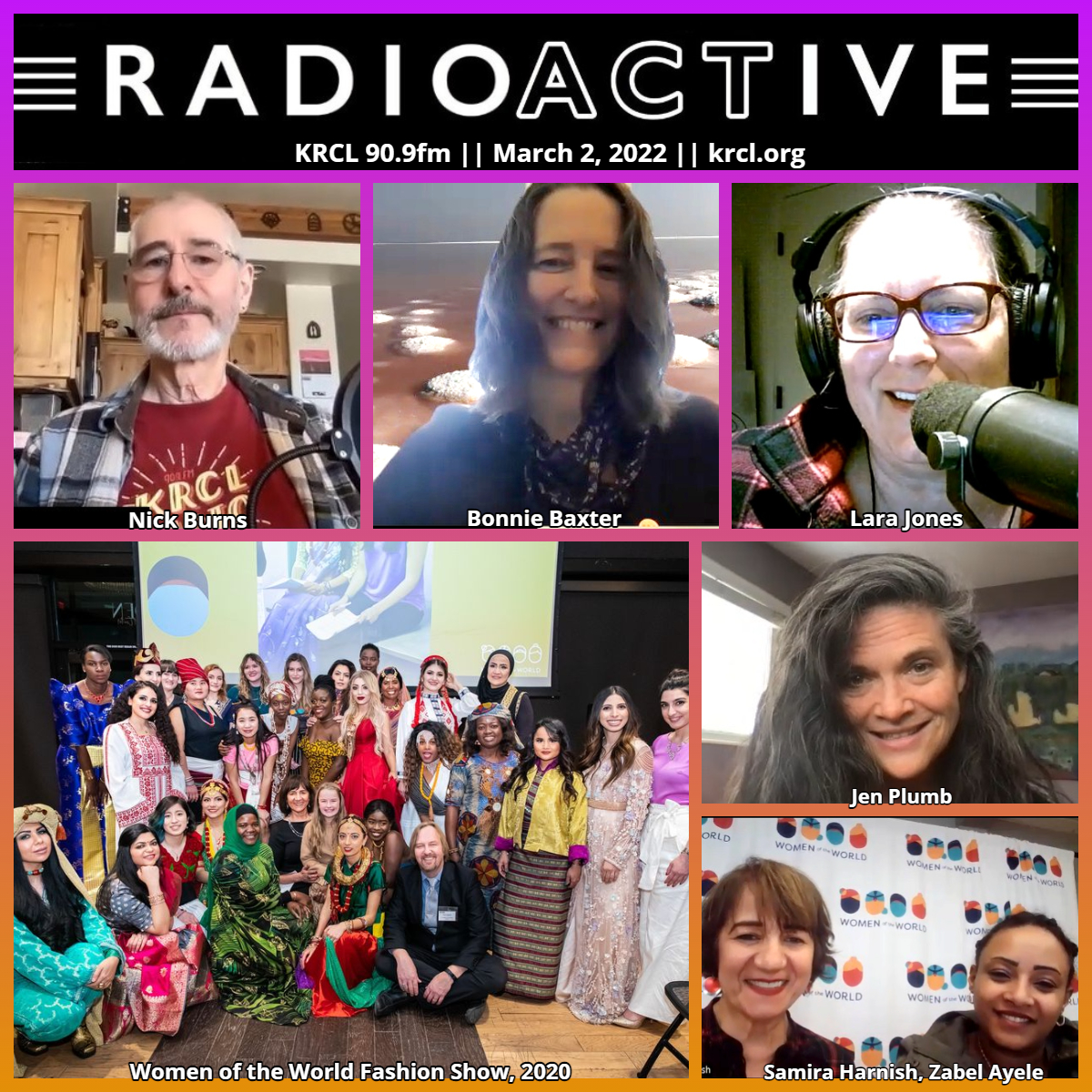 KRCL's RadioACTive guests for 3/2/22