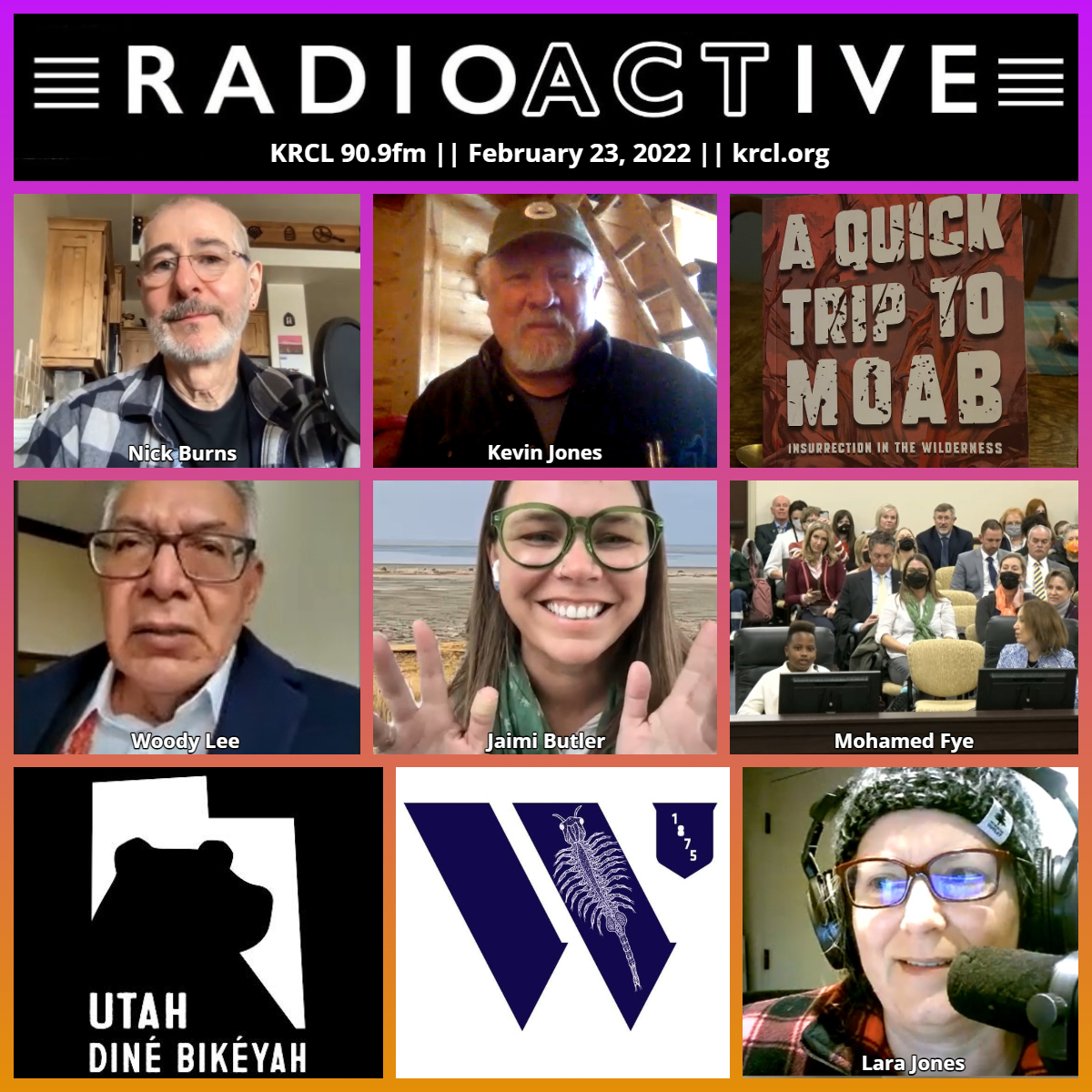 KRCL's RadioACTive guests for 2/23/22
