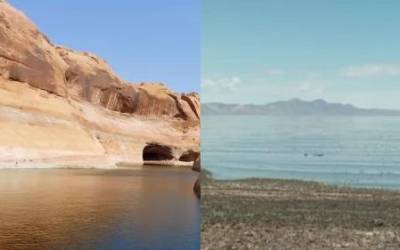 Comparison of Lake Powell and Great Salt Lake