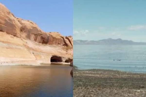 Comparison of Lake Powell and Great Salt Lake