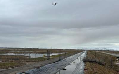 A canal that ferries water from the LDS Church to the Great Salt Lake. Photo: Ben Winslow, FOX 13 News