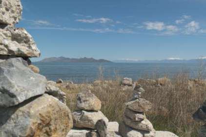 The Great Salt Lake is getting closer to reaching a "healthy range" ecologically, benefiting from another strong winter. On Monday, the U.S. Geological Survey's measuring station at Saltair put the lake's elevation at 4,194.7 feet. At its record low? The lake was at 4,188.5 feet in November 2022.