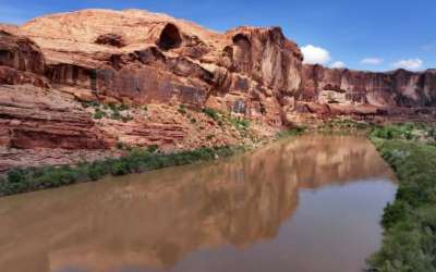 The Colorado River is pictured near Moab in Grand County on Sunday, April 28, 2024. Kristin Murphy, Deseret News