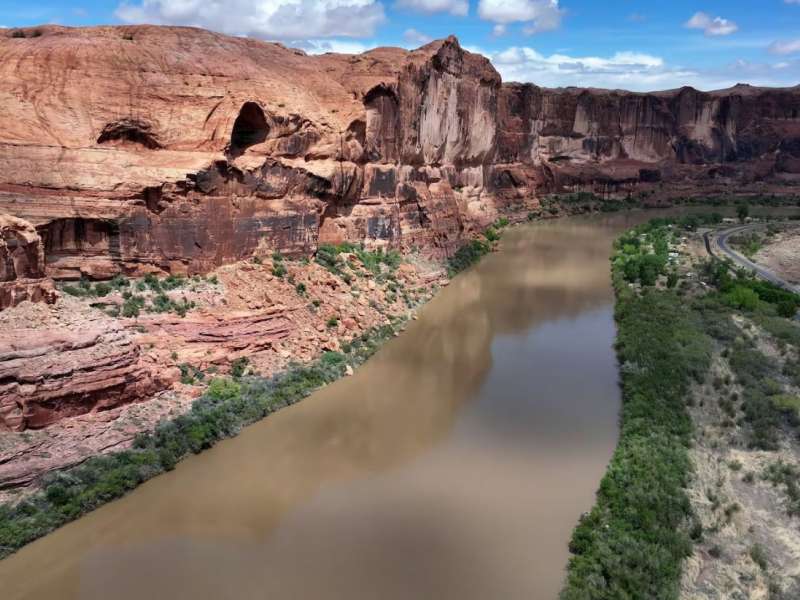 The Colorado River is pictured near Moab in Grand County on Sunday, April 28, 2024. | Kristin Murphy, Deseret News 