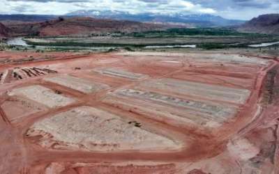 Uranium tailings are pictured near the Colorado River, north of Moab in Grand County on Sunday, April 28, 2024. Kristin Murphy, Deseret News