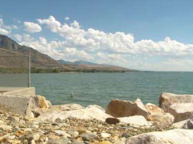 The Great Salt Lake Commissioner says two great water years have put the Great Salt Lake in a much better spot than it was back in 2022. (Photo, FOX 13 News)