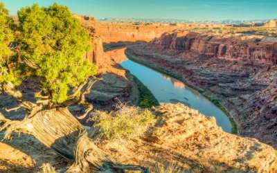 (Bureau of Land Management) Labyrinth Canyon situated on the Green River in 2016. The Bureau of Land Management has given approval to a plan by American Potash LLC, a Canadian company, to look in the Labyrinth Canyon region for lithium and potassium-bearing minerals used in fertilizer.