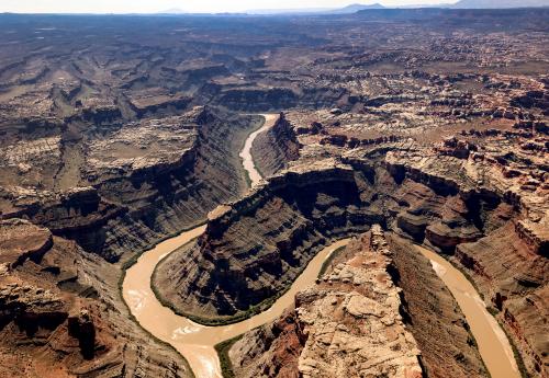 The confluence of the Colorado River and Green River is pictured on Sunday, Sept. 22, 2024. Kristin Murphy, Deseret News