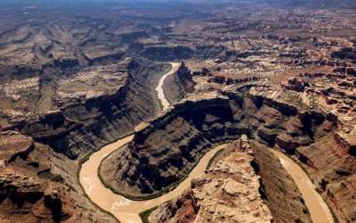 The confluence of the Colorado River and Green River is pictured on Sunday, Sept. 22, 2024. Kristin Murphy, Deseret News