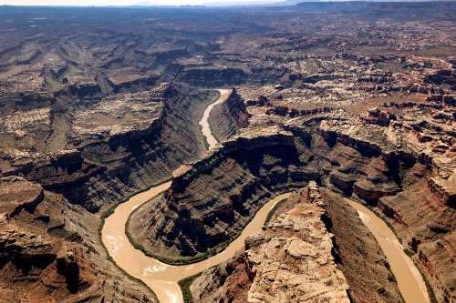 The confluence of the Colorado River and Green River is pictured on Sunday, Sept. 22, 2024. Kristin Murphy, Deseret News