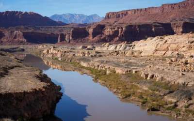 (Bethany Baker | The Salt Lake Tribune) The Colorado River near the Hite Overlook near Bullfrog on Wednesday, Dec. 18, 2024.