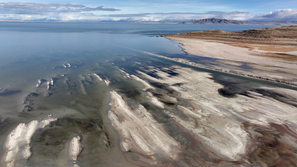 The Great Salt Lake is pictured by the north end of Stansbury Island in Tooele County on Thursday, Jan. 2, 2025. The Utah Division of Forestry, Fire and Public Lands is seeking Great Salt Lake research proposals to fund in the 2026 fiscal year. (Kristin Murphy/Deseret News)