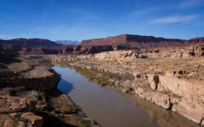 (Bethany Baker | The Salt Lake Tribune) The Colorado River near the Hite Overlook near Bullfrog on Wednesday, Dec. 18, 2024.