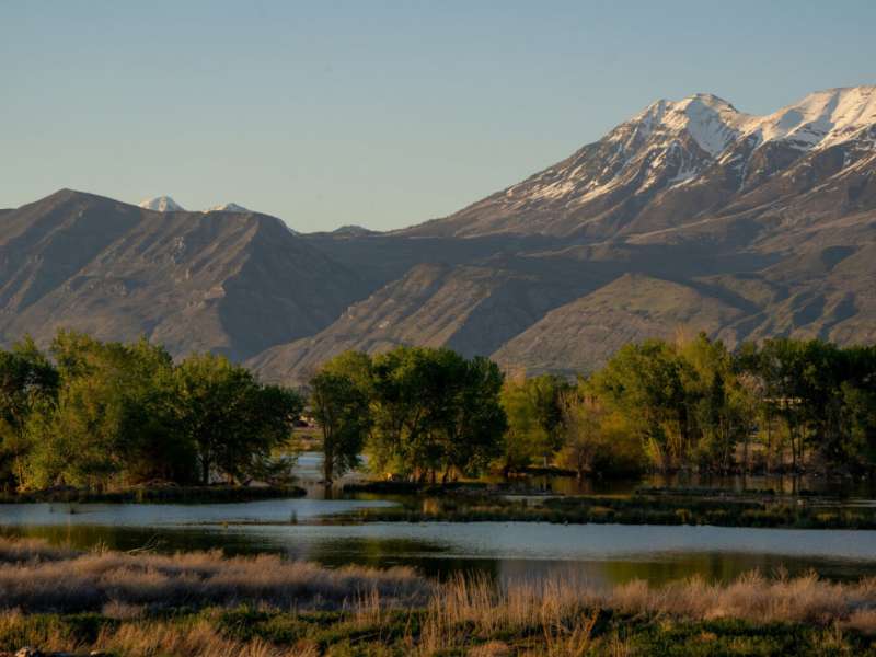 The Provo River Delta is pictured on Wednesday, May 7, 2025. (Photo by Spenser Heaps for Utah News Dispatch)