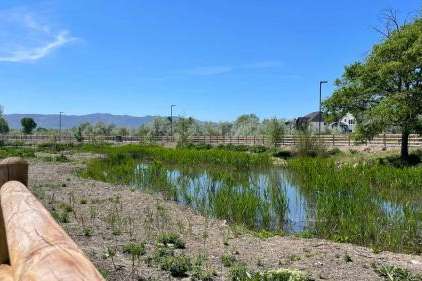Sandy city officials on Thursday dedicated a new wetlands park area next to Grandpa's Fish Pond after seven years of planning and development.  Sandy city officials on Thursday dedicated a new wetlands park area next to Grandpa's Fish Pond after seven years of planning and development. (Gabriela Fletcher, KSL.com) 