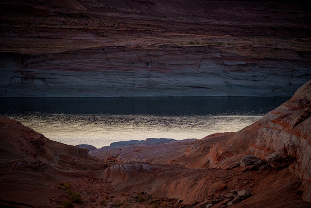 (Trent Nelson  |  The Salt Lake Tribune) The Colorado River north of Glen Canyon Dam in Page, Ariz., on Tuesday, May 20, 2025.