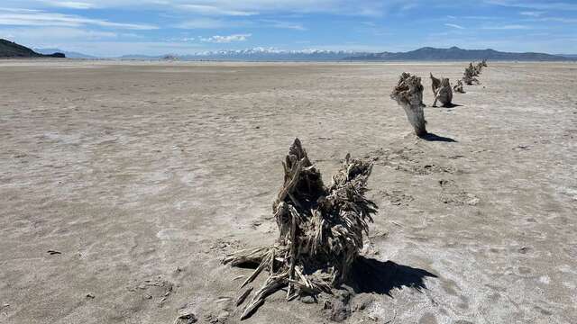 lake bed antelope island